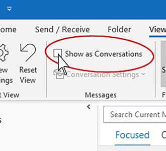 USING CONVERSATION CLEAN UP IN OUTLOOK